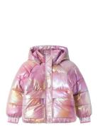 Nkfmalan Puffer Jacket Foil Toppatakki Pink Name It