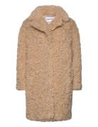 Camille Cocoon Coat Outerwear Coats Winter Coats Beige Stand Studio