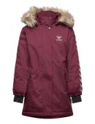 Hmlleaf Tex Coat Parka Takki Burgundy Hummel