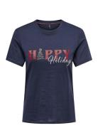 Onlfrenzy Life Reg S/S Top Box Xmas Jrs Tops T-shirts & Tops Short-sle...