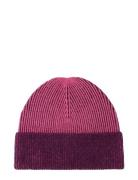 Beanie Plaited Colorblock Accessories Headwear Beanies Pink Tom Tailor