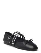 Shoe Stud Ballerinat Black Mango