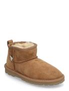 Rkbrisbane Shearling Short Boots Talvisaappaat Brown Rosemunde Kids