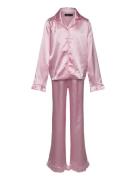 Nlfnighty Pyjamas Set Pyjamasetti Pyjama Pink LMTD