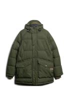 Expedition Puffer Parka Parka Takki Green Superdry