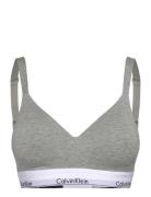 Lift Bralette Lingerie Bras & Tops Soft Bras Bralette Grey Calvin Klei...