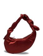 Satin Knotted Satchel, 2314 Knotted Bags Small Shoulder Bags-crossbody...