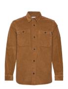 Corduroy Overshirt Dark Wheat Boot Tops Shirts Casual Brown Timberland