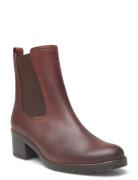 Chelsea Shoes Boots Ankle Boots Ankle Boots With Heel Brown Gabor