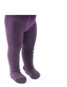 Wool Tights, Aubergine Sukkahousut Purple Smallstuff