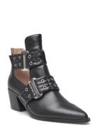 Giustine Boots Shoes Boots Ankle Boots Ankle Boots With Heel Black Ste...