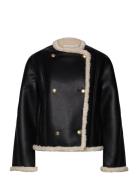 Faux Shearling Short Jacket Nahkatakki Black GANT