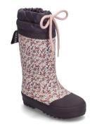 Rainboots With Woollining Shoes Rubberboots High Rubberboots Purple AN...