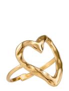 Open Heart Ring Avaimenperä Gold By Jolima