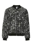 Vmbella Sequin Bomber Jrs Girl Ohut Takki Kuoritakki Black Vero Moda G...