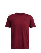 Ua M Sportstyle Lc Ss Sport T-shirts Short-sleeved Burgundy Under Armo...