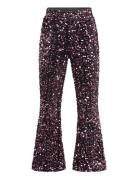 Vmbella Sequins Hw Flared Pant Jrs Girl Bottoms Trousers Black Vero Mo...