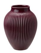 Knabstrup Knabstrup Vase H 20 Cm Ripple Berry Home Decoration Vases Bi...