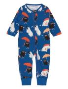 Drizzle Pyjamas Pyjama Sie Jumpsuit Haalari Blue MUMIN