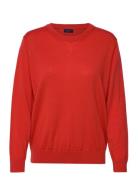 D1. Boyfriend Crew Tops Knitwear Jumpers Red GANT