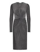 Rwnora Ls Dress Polvipituinen Mekko Grey Rosemunde