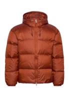 D1. Shiny Puffer Jacket Vuorillinen Takki Topattu Takki Orange GANT