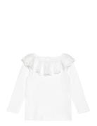 Nmfrilda Slim Ls Top Tops T-shirts Long-sleeved T-shirts White Name It