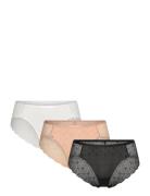 Lady Lace Tai 3-Pack Alushousut Brief Tangat Beige Missya