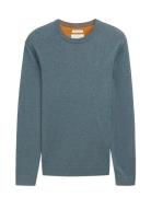 Basic Crewneck Knit Tops Knitwear Round Necks Blue Tom Tailor