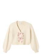 Nkfrina Knit Card Tops Knitwear Cardigans Cream Name It