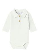 Nbmrob Ls Polo Body Bodies Long-sleeved White Name It