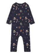 Tnsholiday L_S Jumpsuit Pitkähihainen Body Navy The New