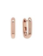 Goldplated Link Earrings Accessories Jewellery Earrings Hoops Pink Mar...