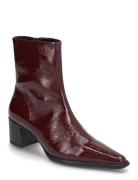 Giselle Shoes Boots Ankle Boots Ankle Boots With Heel Burgundy VAGABON...