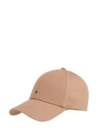 Essential Flag Cap Accessories Headwear Caps Brown Tommy Hilfiger