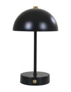 Kia - Table Lamp, Black, Brass, Rechargeable Home Lighting Lamps Table...