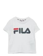 Sala Classic Logo Tee Tops T-shirts Short-sleeved White FILA