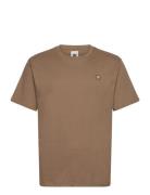 Wwace Tops T-shirts Short-sleeved Brown Double A By Wood Wood