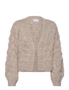 Karen Knit Cardigan Tops Knitwear Cardigans Beige Noella