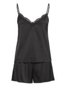 Rhjasmine Nightset Pyjama Black Rosemunde