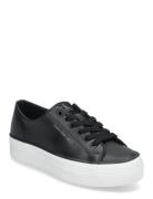 Bold Vulc Flatf Low Lth In Matalavartiset Sneakerit Tennarit Black Cal...