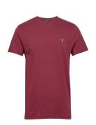 Original Ss T-Shirt Tops T-shirts Short-sleeved Red GANT