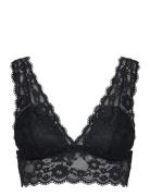 Bra Iris Lace Bralette Lingerie Bras & Tops Soft Bras Bralette Black L...