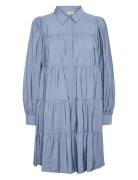 Yaspala Ls Shirt Dress S. Noos Lyhyt Mekko Blue YAS