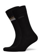 2P Rs Rib Ecovero Underwear Socks Regular Socks Black BOSS