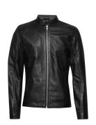 Leather Jacket Nahkatakki Black Lindbergh