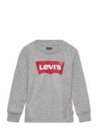 Ls-L/S Tee Tops T-shirts Long-sleeved T-shirts Grey Levi's