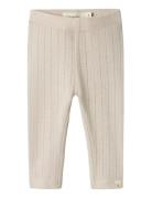 Nbfrachel Nis Slim Leggings Lil Noos Bottoms Leggings Cream Lil'Atelie...