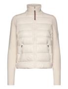 Lw Down Feminine Gloss Knit Jkt Vuorillinen Takki Topattu Takki Cream ...