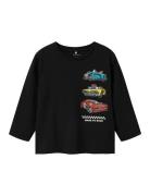 Nmmdrum Hotwheels Ls Nreg Top Sky Tops T-shirts Long-sleeved T-shirts ...